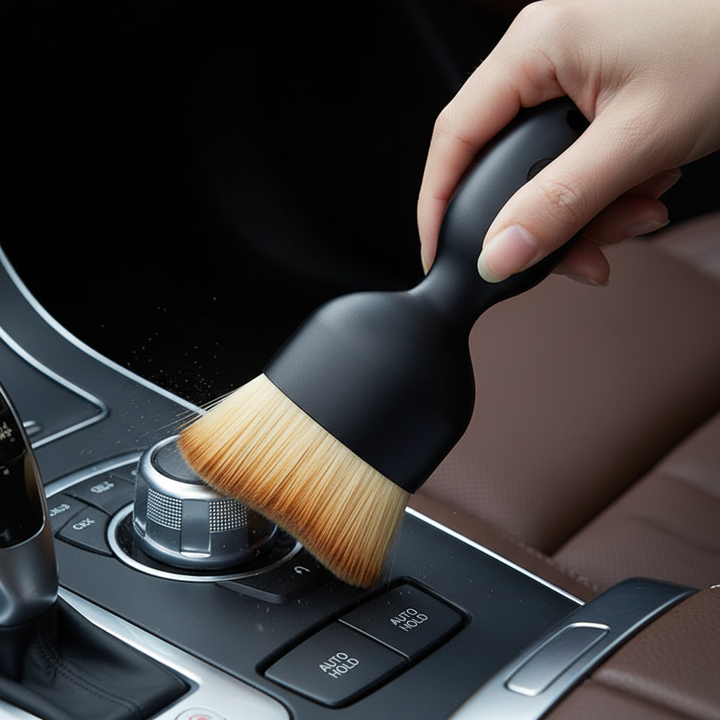 VentBrush – Escova Macia para Limpeza de Saídas de Ar do Carro