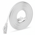 White Cable Coiled